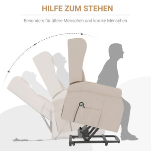 Aufstehsessel Fernsehsessel mit Aufstehhilfe Liegefunktion