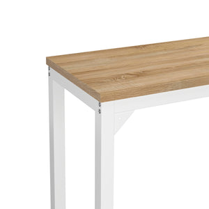 Bartisch PIETRO 120 x 40 x 100 cm weiss/hellbraun