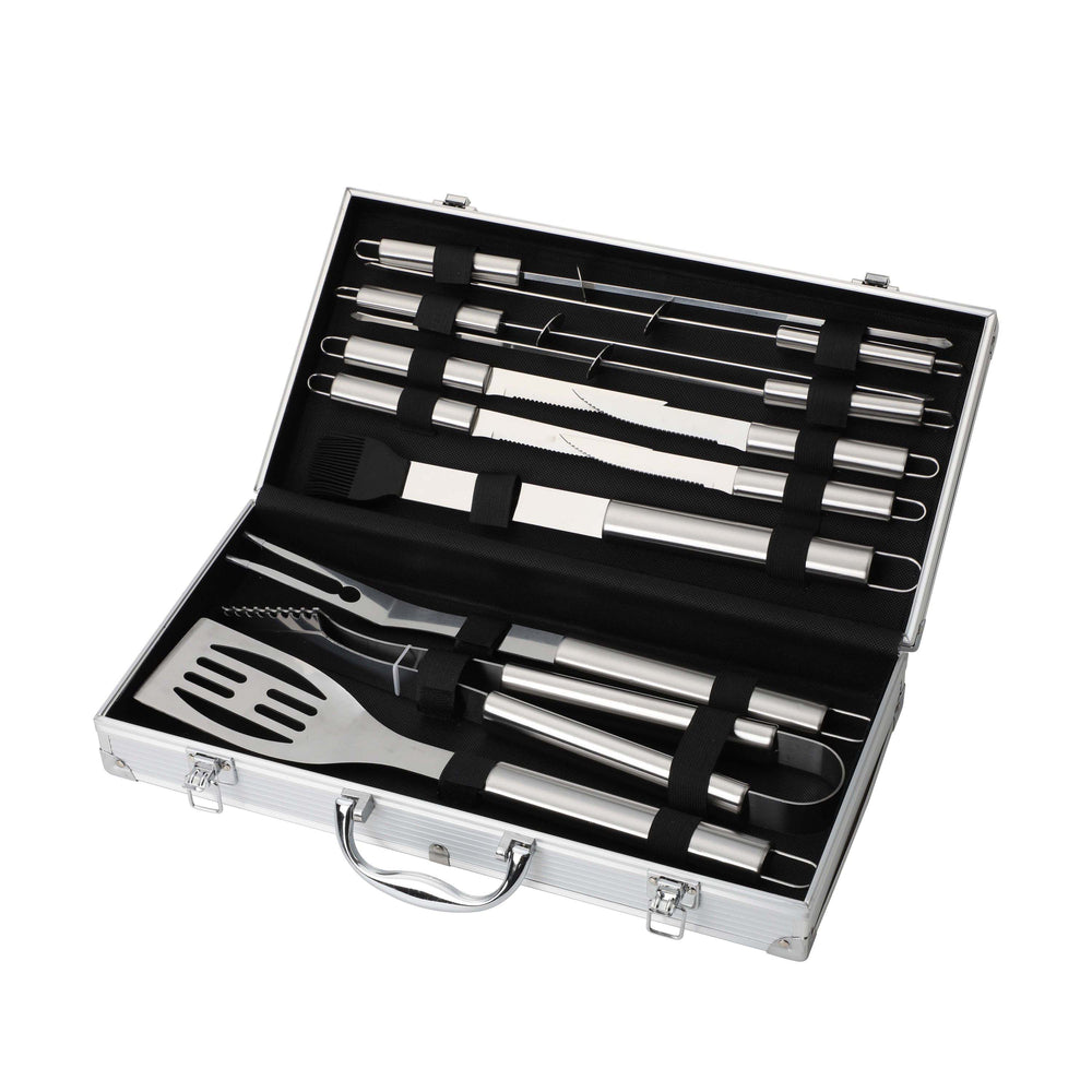 Set di utensili per barbecue, confezione da 13 pezzi