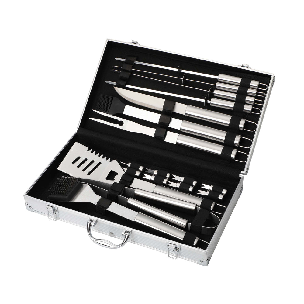 Set di utensili per barbecue FLAMES da 19 pezzi