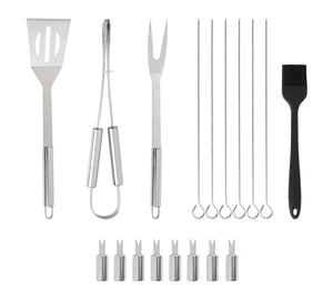 BBQ Grillbesteck Tasche 19-teilig