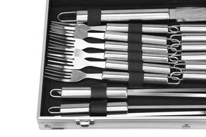 BBQ Grillbesteck Koffer 24-teilig