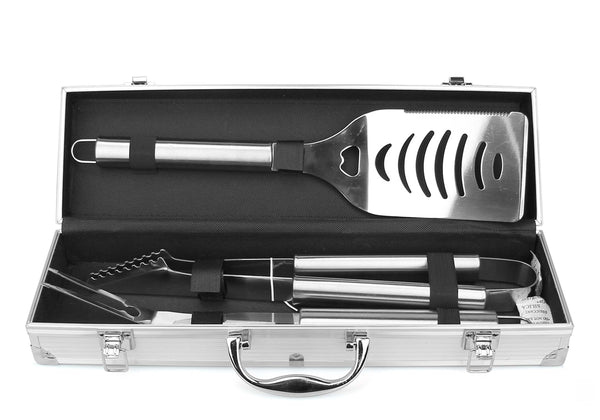 BBQ Grillbesteck Koffer 3-teilig