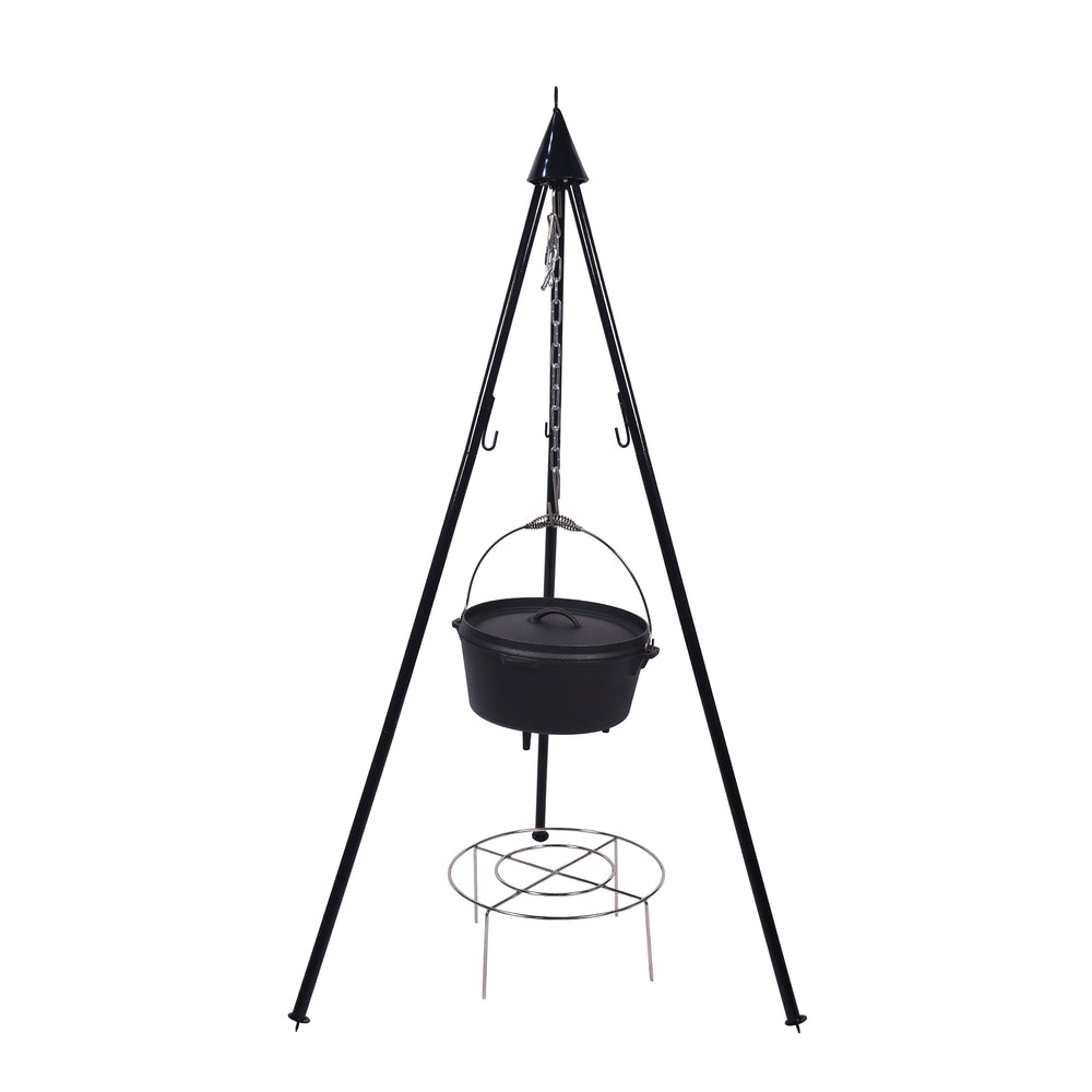 BBQ Dreibein Set Gusseisen 6-teilig