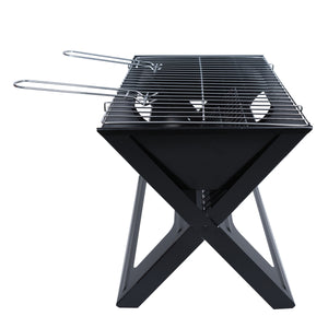barbecue portable au charbon de bois
