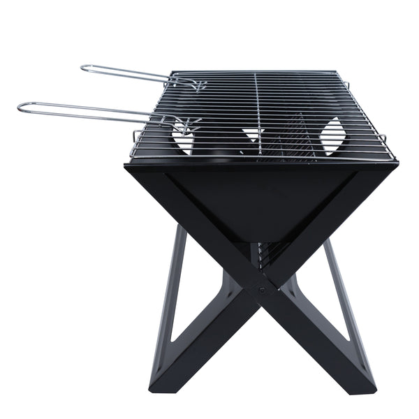 barbecue portable au charbon de bois
