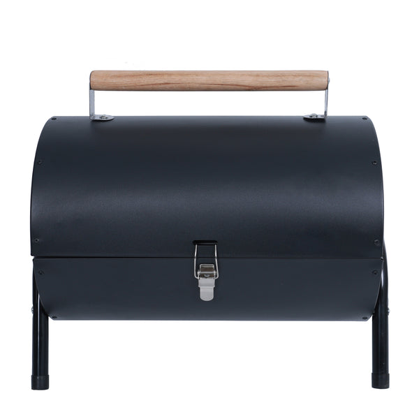 BBQ Holzkohlegrill Campinggrill schwarz