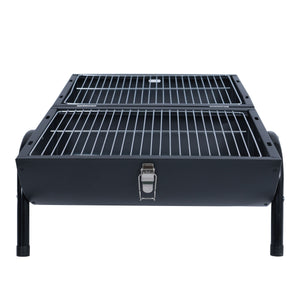 BBQ Holzkohlegrill Campinggrill schwarz