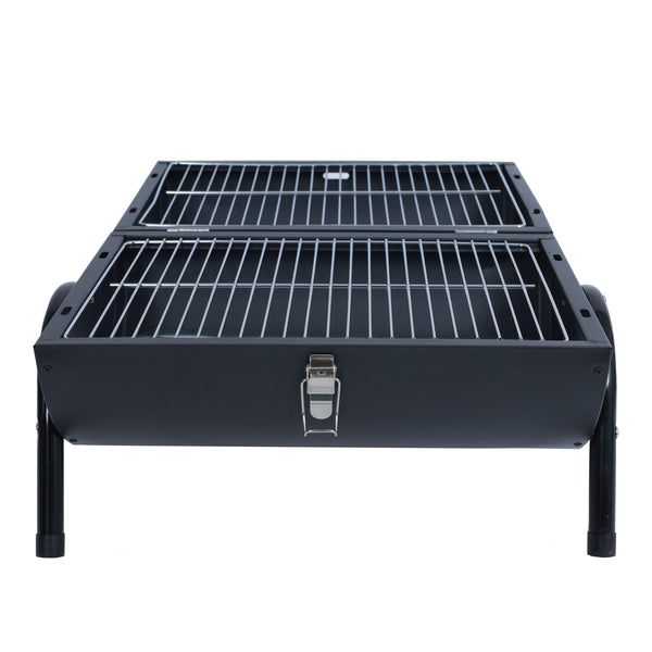 BBQ Holzkohlegrill Campinggrill schwarz
