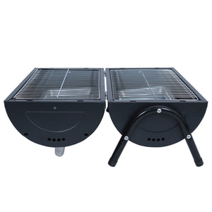 BBQ Holzkohlegrill Campinggrill schwarz