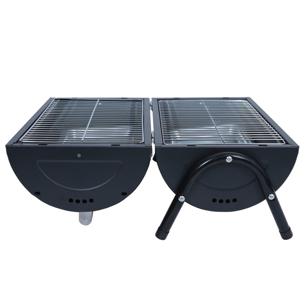 BBQ Holzkohlegrill Campinggrill schwarz