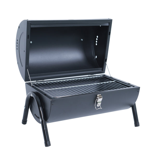 BBQ Holzkohlegrill Campinggrill schwarz