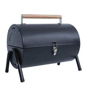 BBQ Holzkohlegrill Campinggrill schwarz