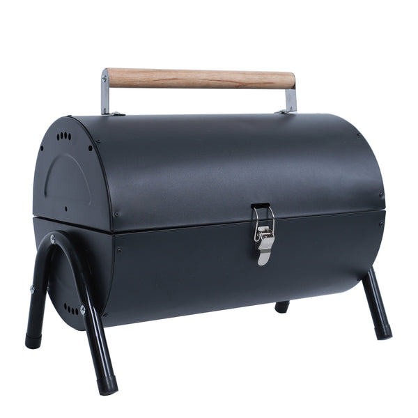 BBQ Holzkohlegrill Campinggrill schwarz