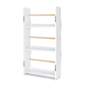 Bücherregal Kinderzimmer DREAMYCLOUD 43 x 80 cm weiss/natur