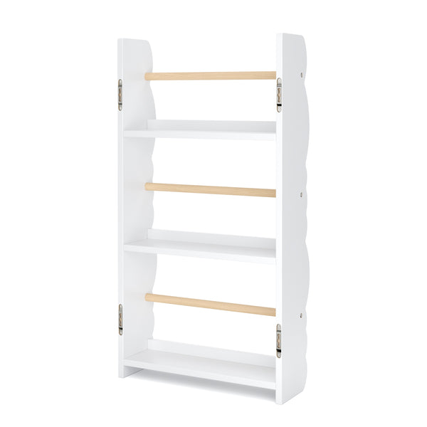 Bücherregal Kinderzimmer DREAMYCLOUD 43 x 80 cm weiss/natur
