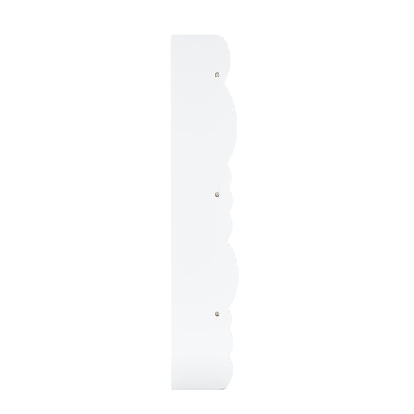 Bücherregal Kinderzimmer DREAMYCLOUD 43 x 80 cm weiss/natur