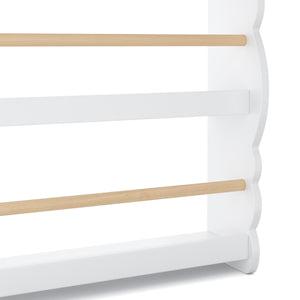 Bücherregal Kinderzimmer DREAMYCLOUD 60 x 98 cm weiss/natur