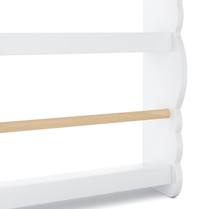 Bücherregal Kinderzimmer DREAMYCLOUD 43 x 80 cm weiss/natur