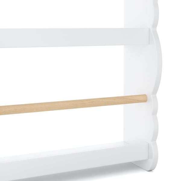 Bücherregal Kinderzimmer DREAMYCLOUD 43 x 80 cm weiss/natur