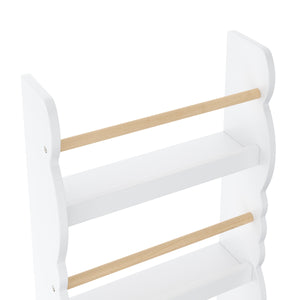 Bücherregal Kinderzimmer DREAMYCLOUD 43 x 80 cm weiss/natur
