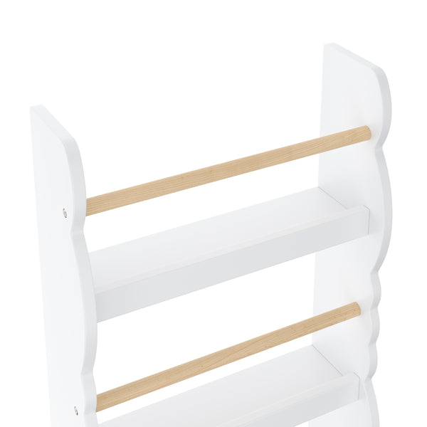 Bücherregal Kinderzimmer DREAMYCLOUD 43 x 80 cm weiss/natur