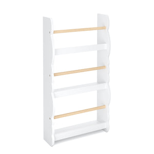 Bücherregal Kinderzimmer DREAMYCLOUD 43 x 80 cm weiss/natur