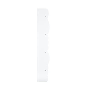 Bücherregal Kinderzimmer DREAMYCLOUD 60 x 98 cm weiss/natur