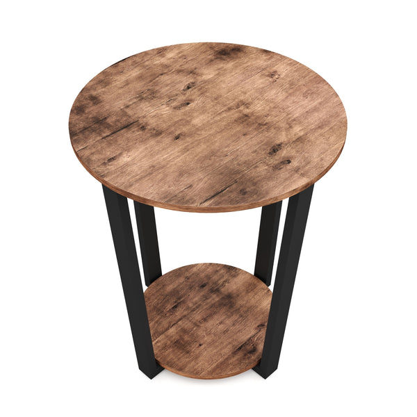 Table d'appoint vintage BONITA, ronde, 50 cm