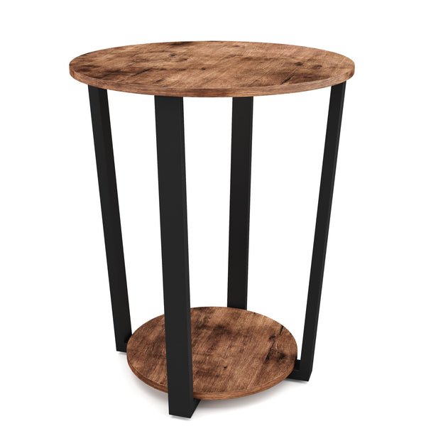 Table d'appoint vintage BONITA, ronde, 50 cm