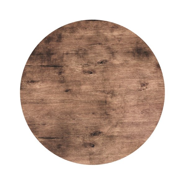 Table d'appoint vintage BONITA, ronde, 50 cm