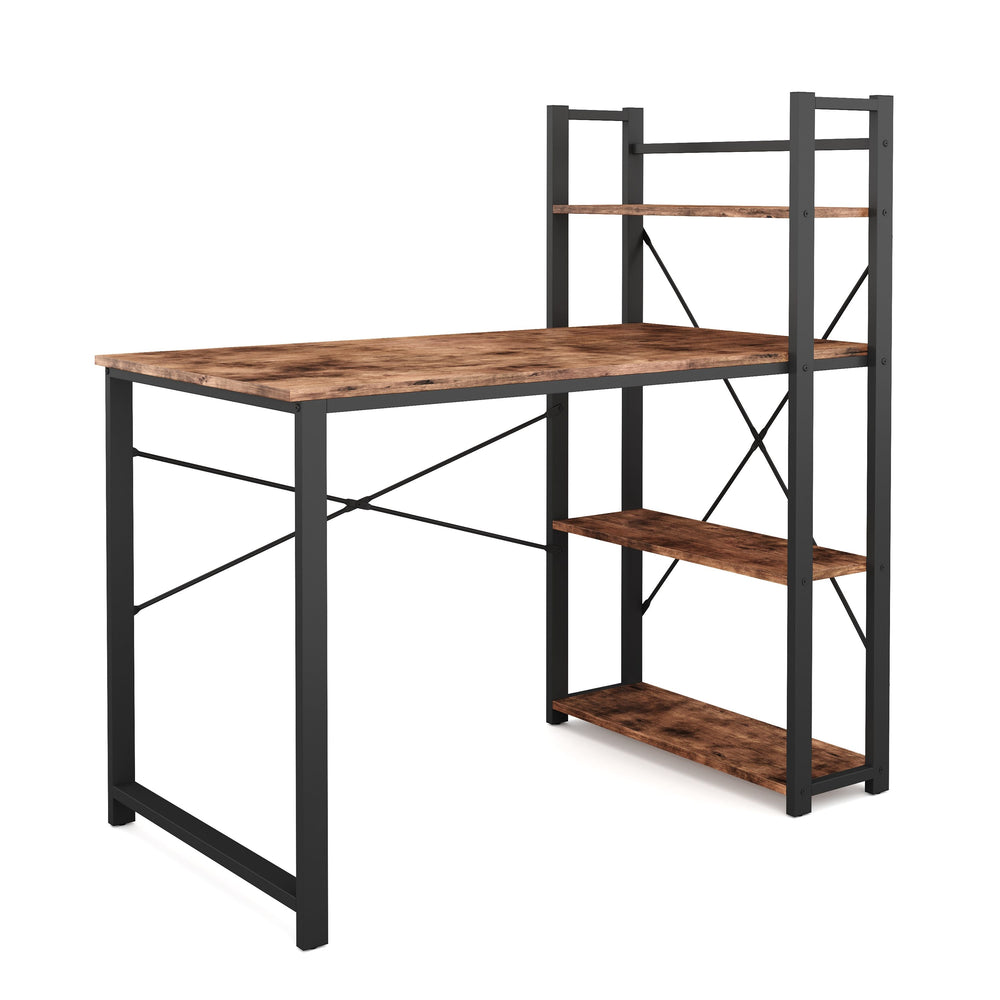 Bureau vintage avec étagère BONITA