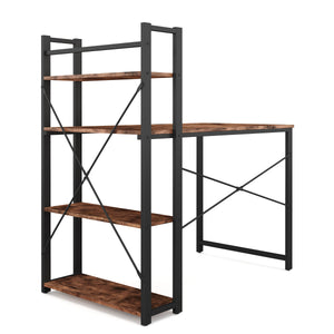 Schreibtisch mit Regal Vintage BONITA