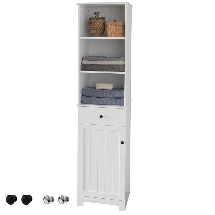 Bad Hochschrank | Badschrank | Badregal Weiss