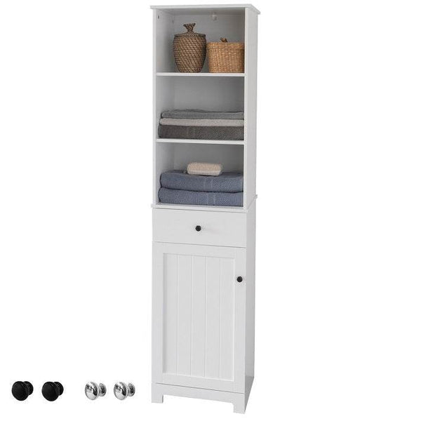 Bad Hochschrank | Badschrank | Badregal Weiss