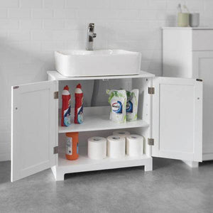 Waschbeckenunterschrank | Badezimmerschrank Weiss | Landhaus