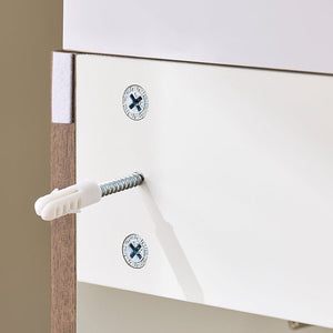 Waschbeckenunterschrank | Unterschrank mit Waschbecken | Badmöbel Braun