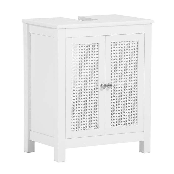 Waschbeckenunterschrank | Badezimmerschrank Weiss Landhaus | BZR35-W