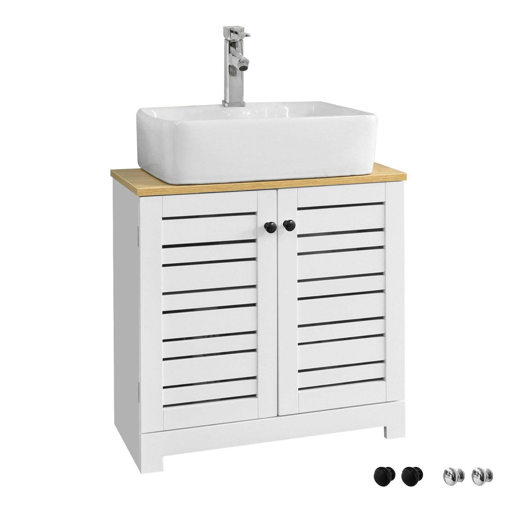 Waschbeckenunterschrank Badezimmerunterschrank Weiss BZR40-W