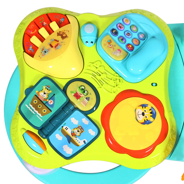 Baby Lauflernwagen mit Spielcenter 86 x 52 x 52 cm bunt