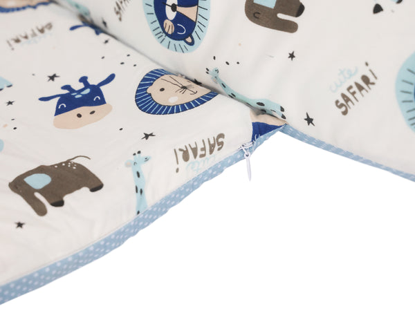 Babynest 90 x 50 x 12 cm blau