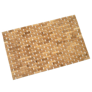 Badematte Saunamatte Bambus 79x50cm
