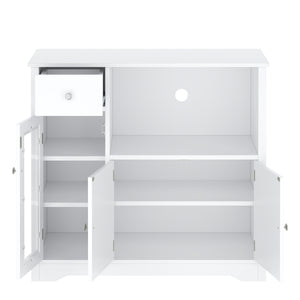 Badezimmerkommode 90 x 40 x 82 cm weiss