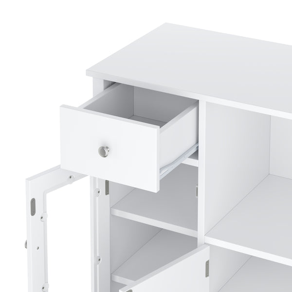 Badezimmerkommode 90 x 40 x 82 cm weiss