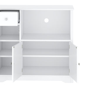 Badezimmerkommode 90 x 40 x 82 cm weiss