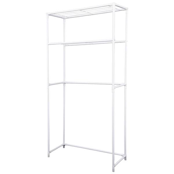 Badezimmerregal 68 x 28 x 134 cm weiss