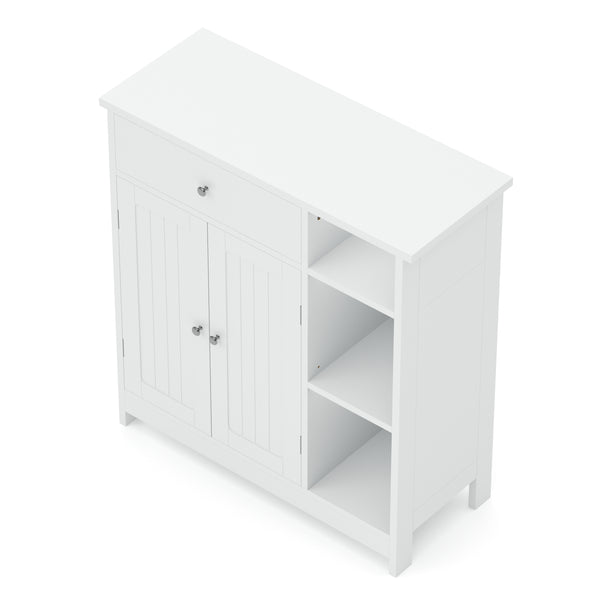 Badezimmerschrank FONTANA 75 x 30 x 80 cm weiss