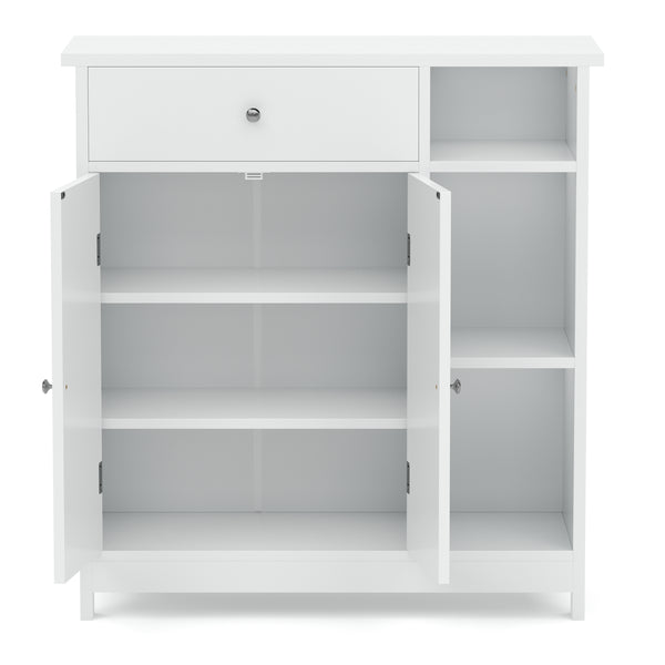 Badezimmerschrank FONTANA 75 x 30 x 80 cm weiss