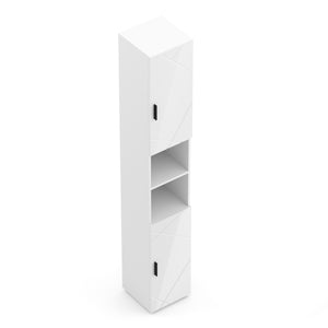 Badezimmerschrank AQUALIA 30 x 30 x 190 cm weiss