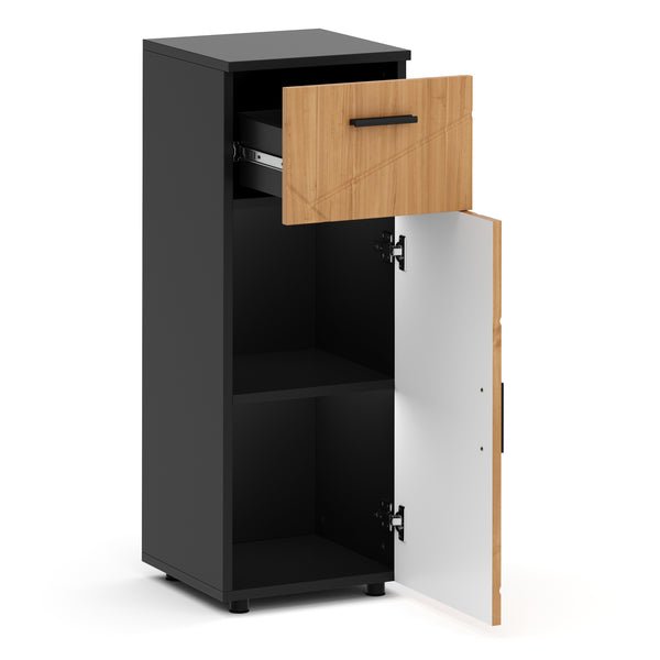 Badezimmerschrank AQUALIA 30 x 30 x 81 cm braun/schwarz